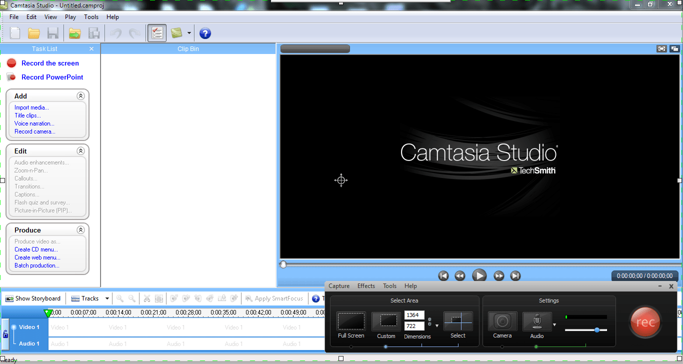صورة لـ برنامج Camtasia Studio لتسجيل شاشة الكمبيوتر وعمل شروحات الفيديو | Camtasia Studio2-DzTechs